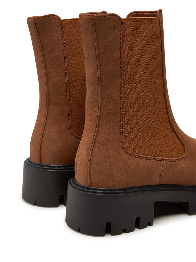 ONLY Shoes Jātnieku stila puszābaki ONLY Shoes Onlbetty 15274563 Brūns