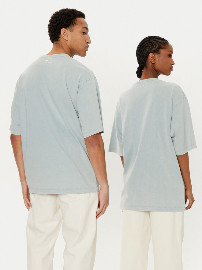 Filling Pieces Filling Pieces Póló Unisex 7441378 Zöld Boxy Fit