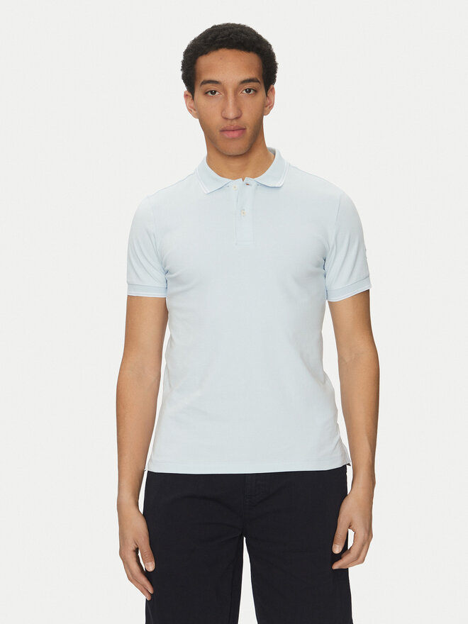 Geox Geox Poloshirt M5510R T3236 F4508 Himmelblau Regular Fit