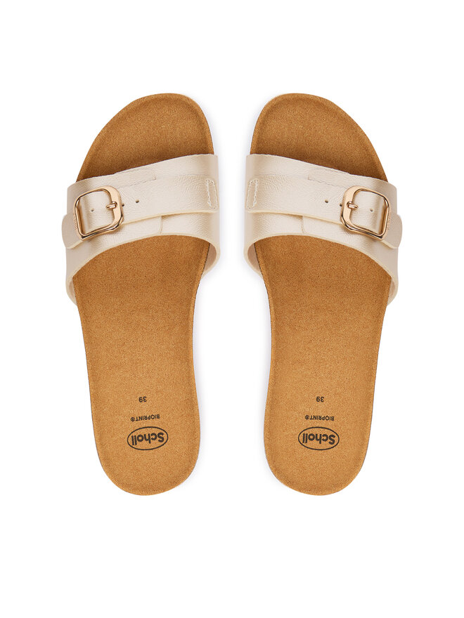 Scholl Шльопанці Scholl Ginni Med. MF32004 Золотий