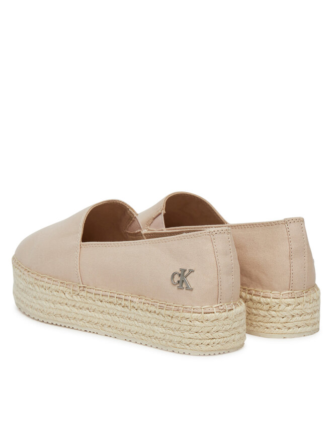 Calvin Klein Jeans Еспадрильї Calvin Klein Jeans Flatform Esdparille Mg/Hdw YW0YW01737 Рожевий
