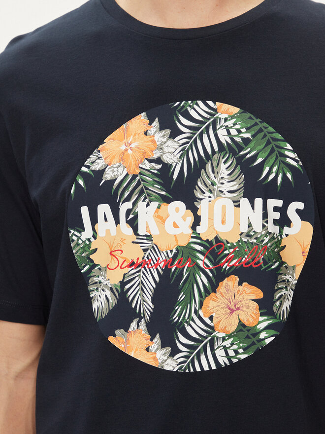 Jack&Jones Jack&Jones Marškinėliai Chill 12248072 Tamsiai mėlyna Standard Fit