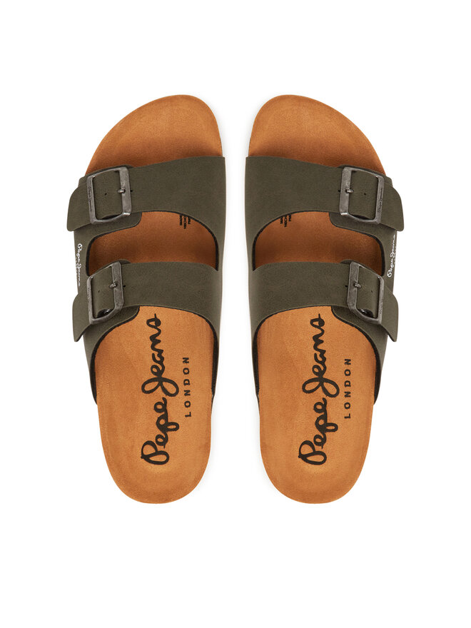 Pepe Jeans Şlapi Pepe Jeans PMS90110 Kaki