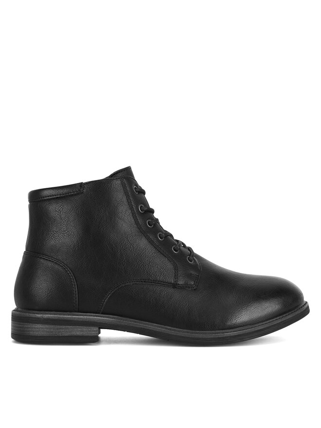 Lanetti Botines planos Lanetti MYL8518-1 Negro