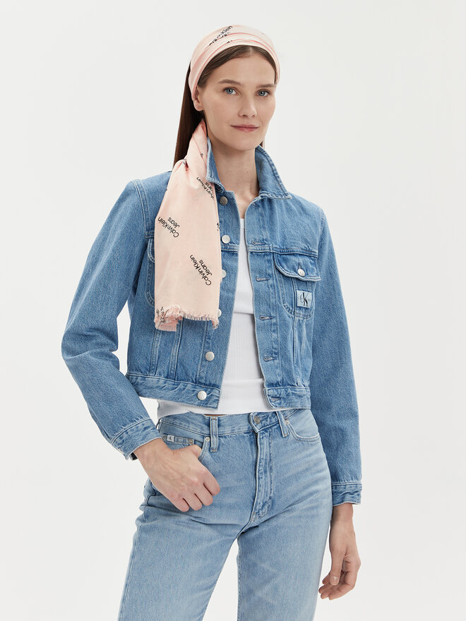 Calvin Klein Šál Calvin Klein Monologo K60K611982 Růžová