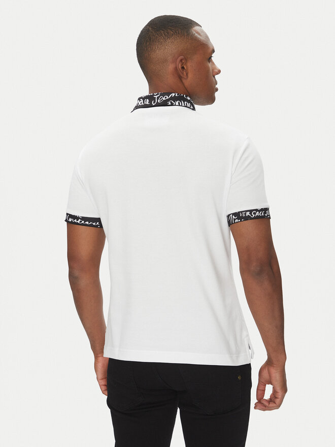 Versace Jeans Couture Versace Jeans Couture Поло 78GAGT02 Білий Regular Fit