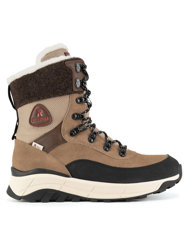 Rieker Revolution Lifestyle Botki Rieker Revolution Lifestyle W0066-64 Beżowy