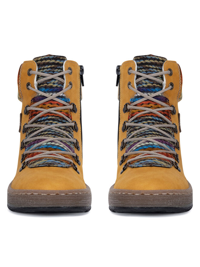 Rieker Botine Rieker Z6743-68 Galben