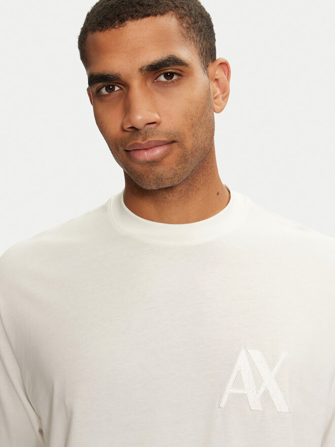 Armani Exchange Armani Exchange T-Shirt 6DZMJF ZJLFZ 1116 Λευκό Regular Fit
