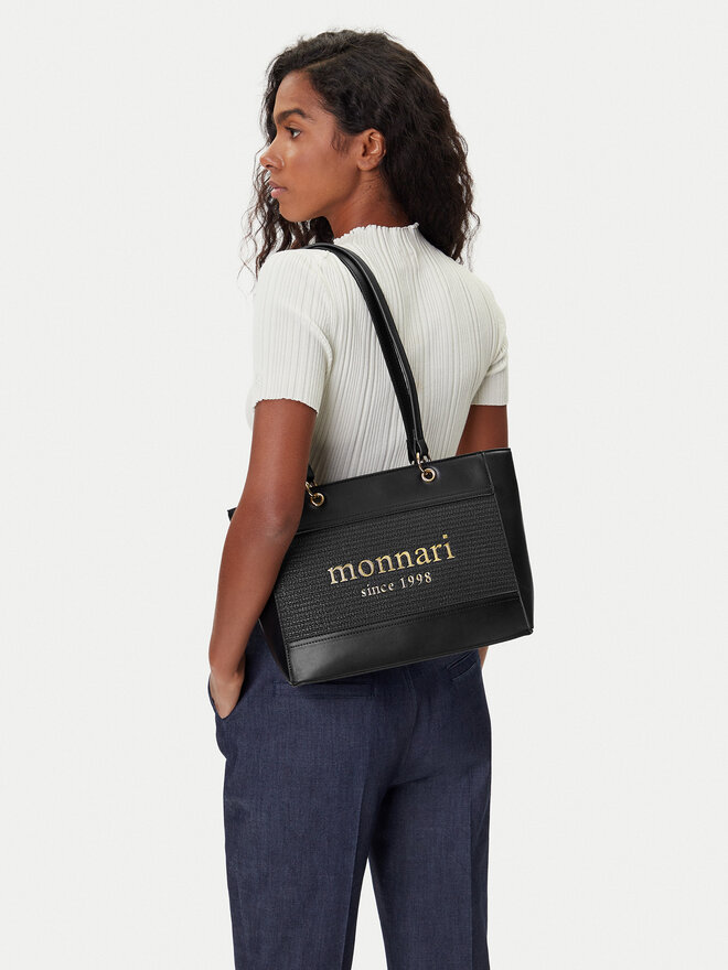 Monnari Ročna torba Monnari BAG2250-020 Črna