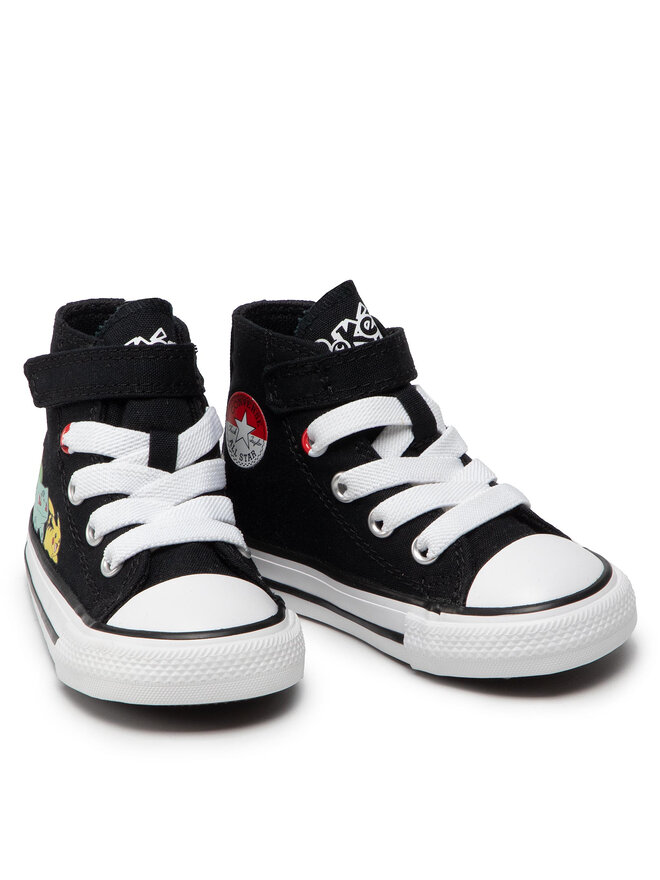 Converse Trampki Converse POKEMON Chuck Taylor All Star Hi A01229C Czarny