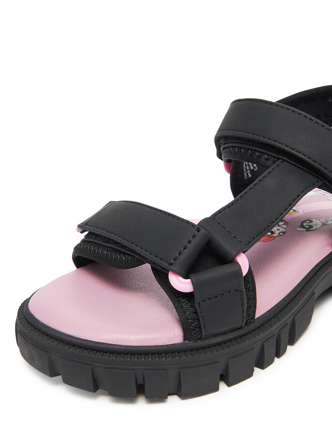 Powerpuff Girls Sandále Powerpuff Girls CS-SS25-339WBPPG Čierna