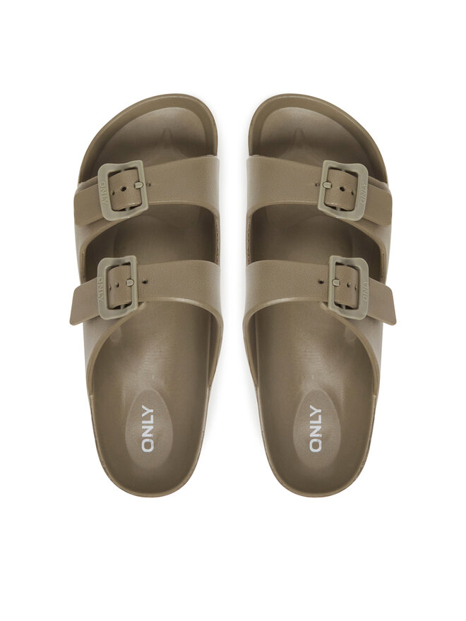 ONLY Shoes Παντόφλες ONLY Shoes Onlcristy 15316868 Καφέ