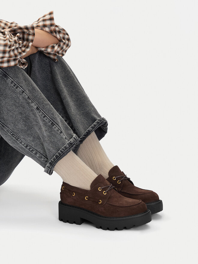 Badura Loafersy Badura EO-AZALEA-8126-25 Brązowy