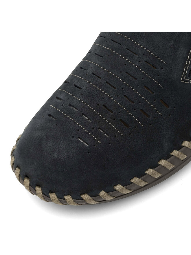 Rieker Polobotky Rieker B2457-14 Tmavomodrá