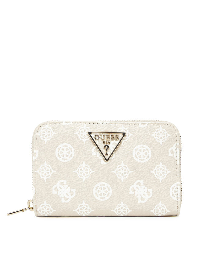Guess Голям дамски портфейл Guess SWPG85 00140 Екрю
