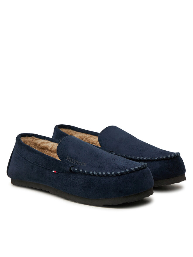 Tommy Hilfiger Mocassini Tommy Hilfiger Driver House Shoe FM0FM05224 Blu scuro