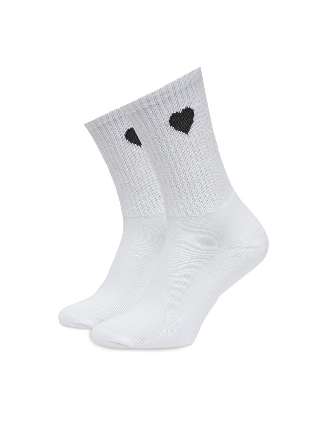 Vero Moda Zestaw 3 par wysokich skarpet damskich Vero Moda Mel 10326816 Biały