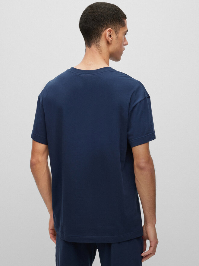 HUGO Hugo Футболка Linked 50493057 Cиній Relaxed Fit