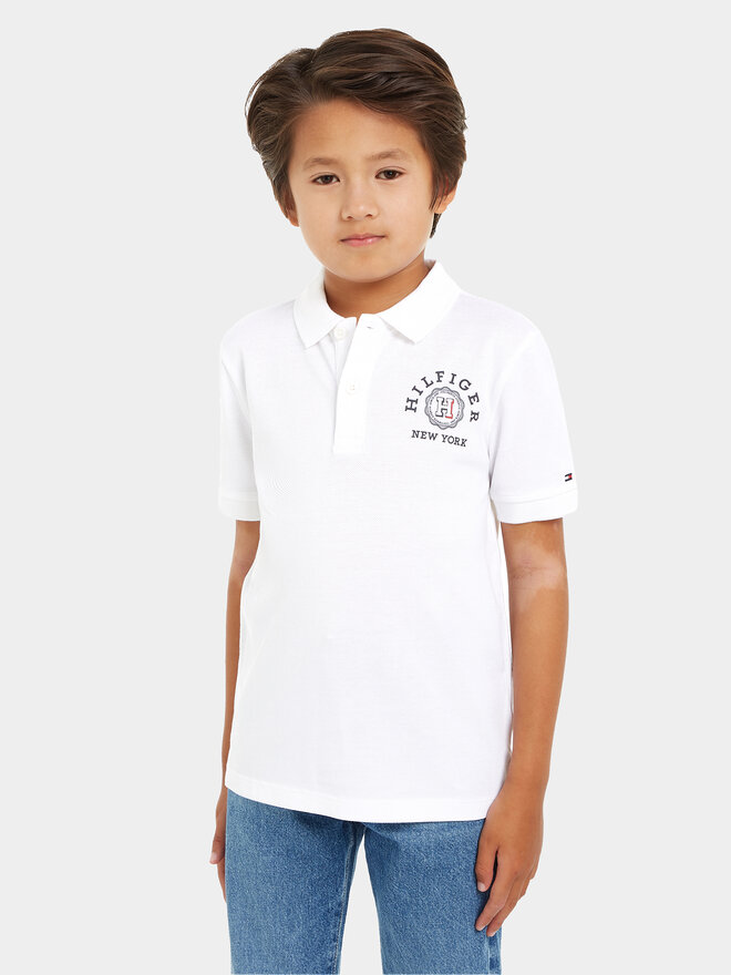 Tommy Hilfiger Tommy Hilfiger Pólóing Monotype KB0KB08801 Fehér Regular Fit