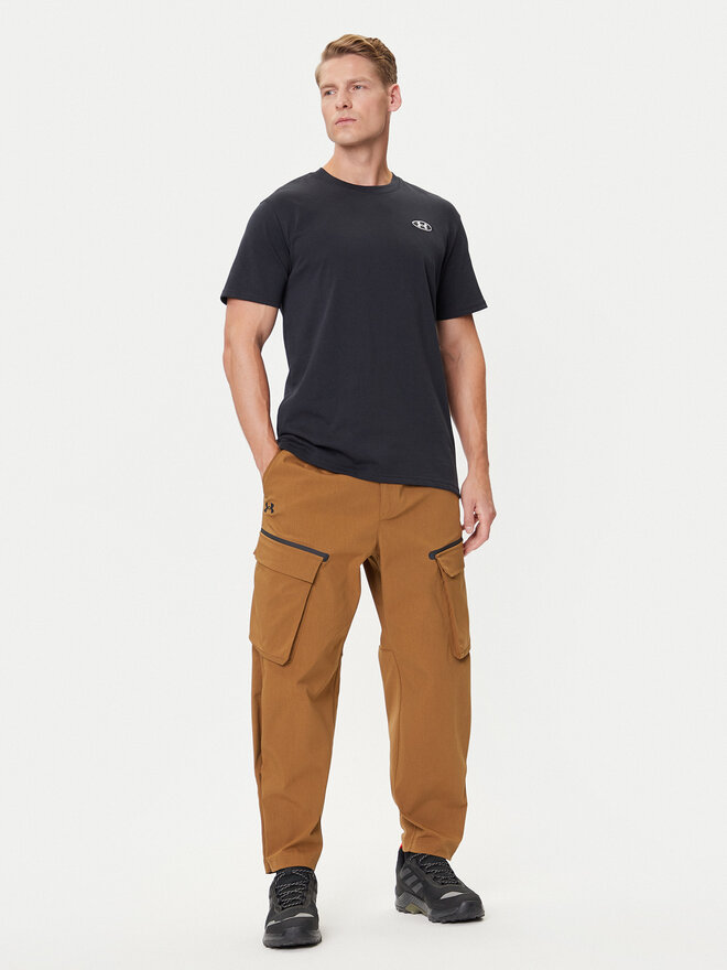 Under Armour Under Armour T-Shirt Ua Hw Lc Patch Ss 1382902-001 Μαύρο Loose Fit