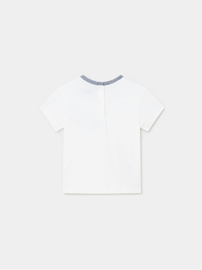 Mayoral Mayoral Majica 1017 Bela Regular Fit