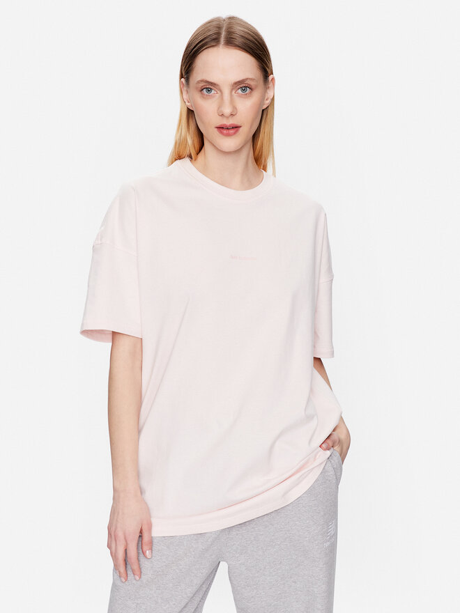 New Balance New Balance T-Shirt Athletics Nature WT23556 Rosa Relaxed Fit