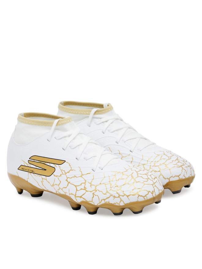 Skechers Futbalové topánky Skechers Skx_1.5 High Jr Td Fg 252086N/WBGD Biela