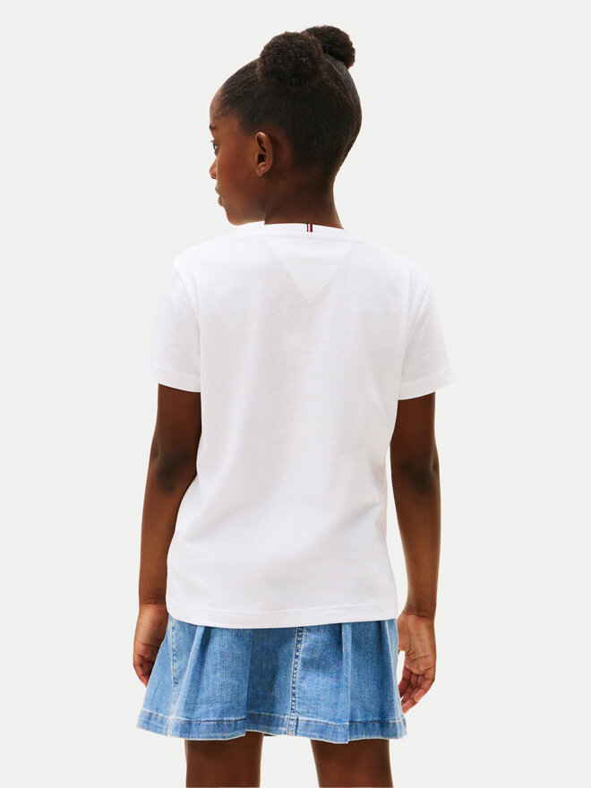 Tommy Hilfiger Tommy Hilfiger Camiseta Varsity KG0KG08526 S Blanco Regular Fit