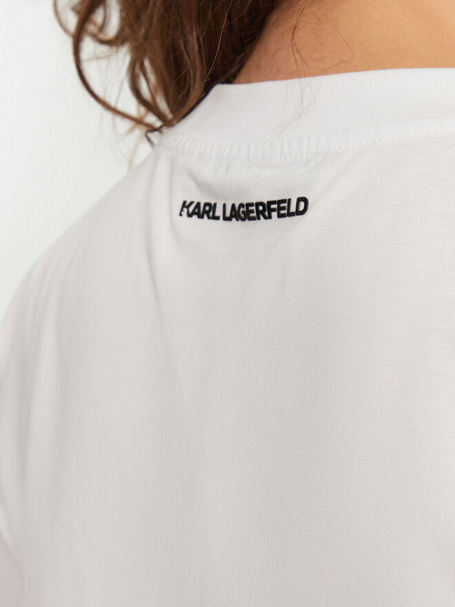 KARL LAGERFELD KARL LAGERFELD Camiseta A1W17013 Blanco Regular Fit