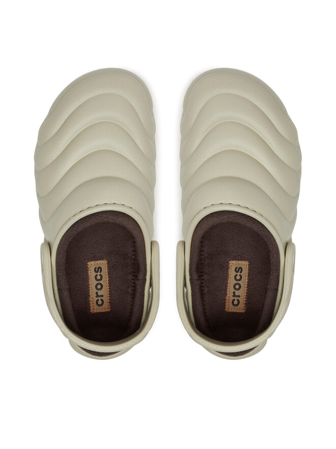Crocs Šľapky Crocs Classic Lined Overpuff Clog 210059 Béžová