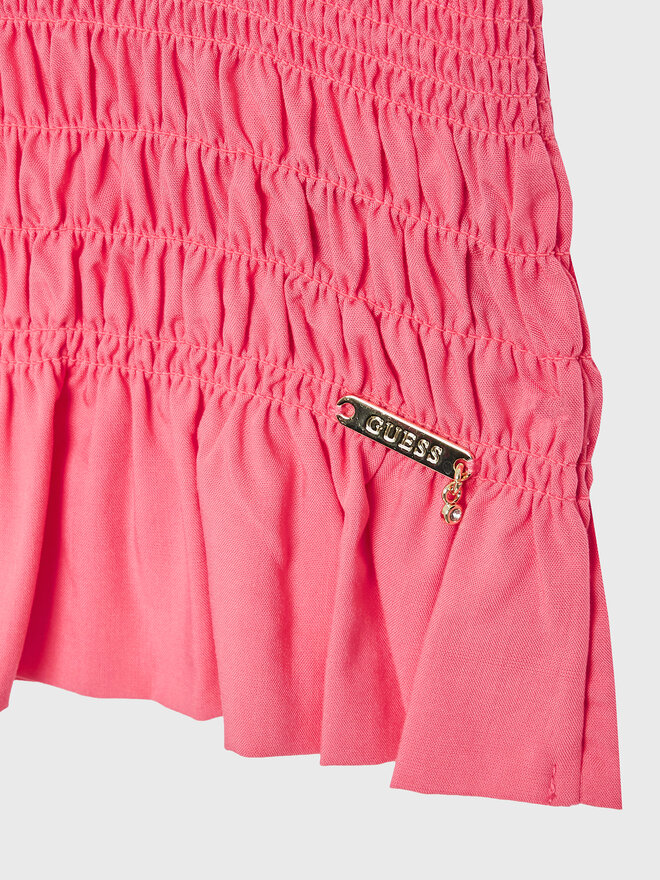 Guess Guess Marškinėliai J3GH04 WFBN0 Rožinė Regular Fit