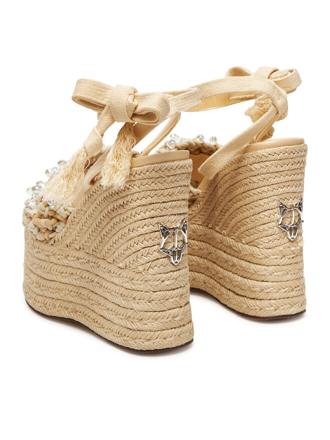 Naked Wolfe Espadrile Naked Wolfe Peony Bež