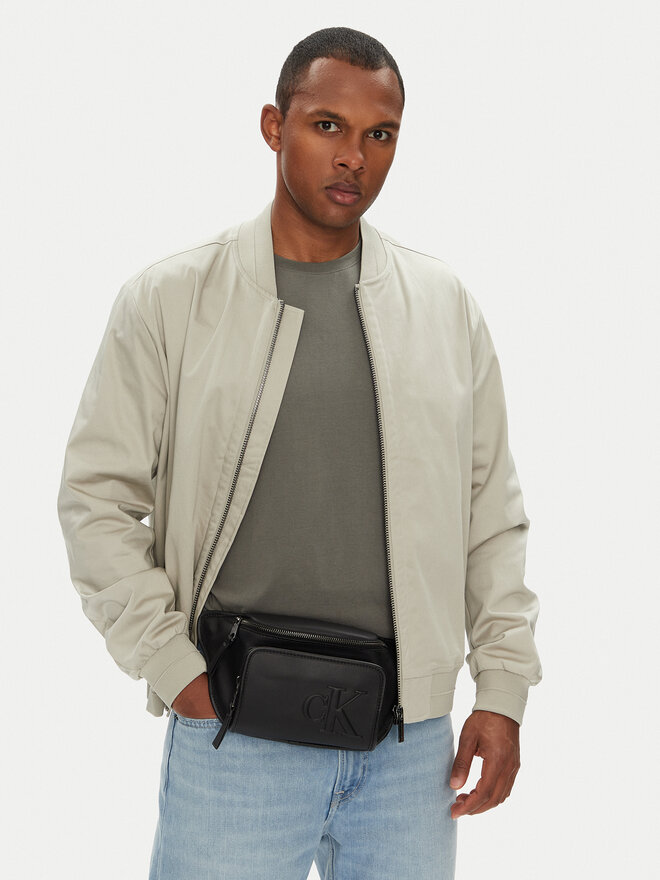 Calvin Klein torba za okoli pasu Calvin Klein Sculpted Impression Waistbag 38 LV04G3160G Črna