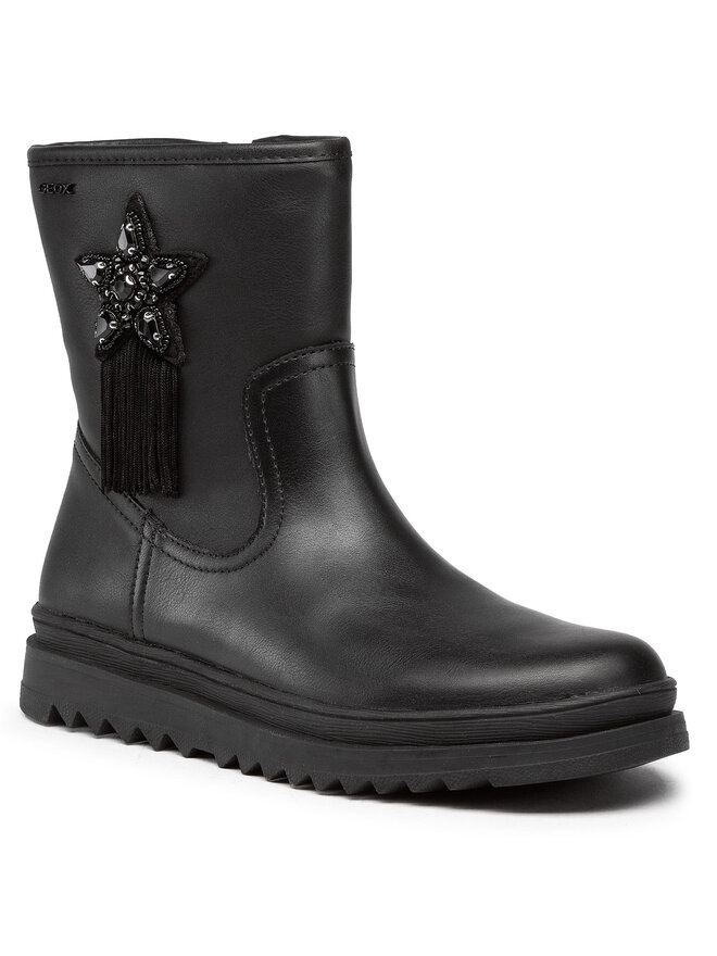 Geox Csizma Geox J Gillyjaw G. A J047XA 000BC C9999 D Fekete