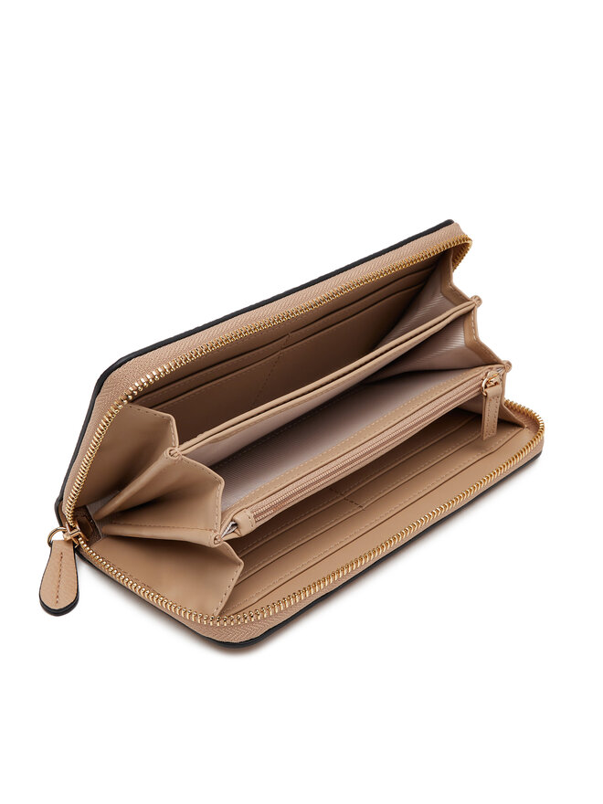 TWINSET Голям дамски портфейл TWINSET 251TD8064 Бежов