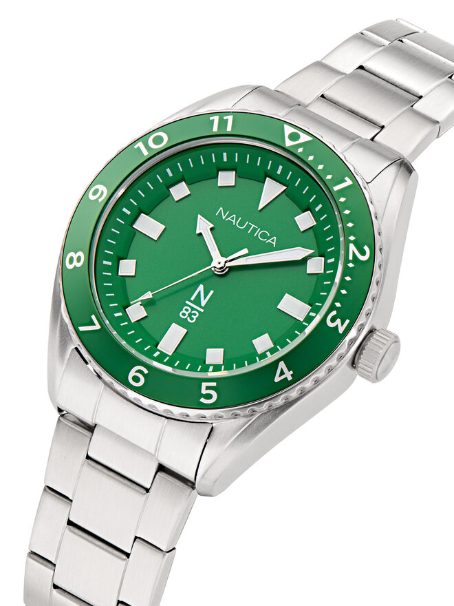 Nautica Pulkstenis Nautica Finn World NAPFWF408 Sudraba