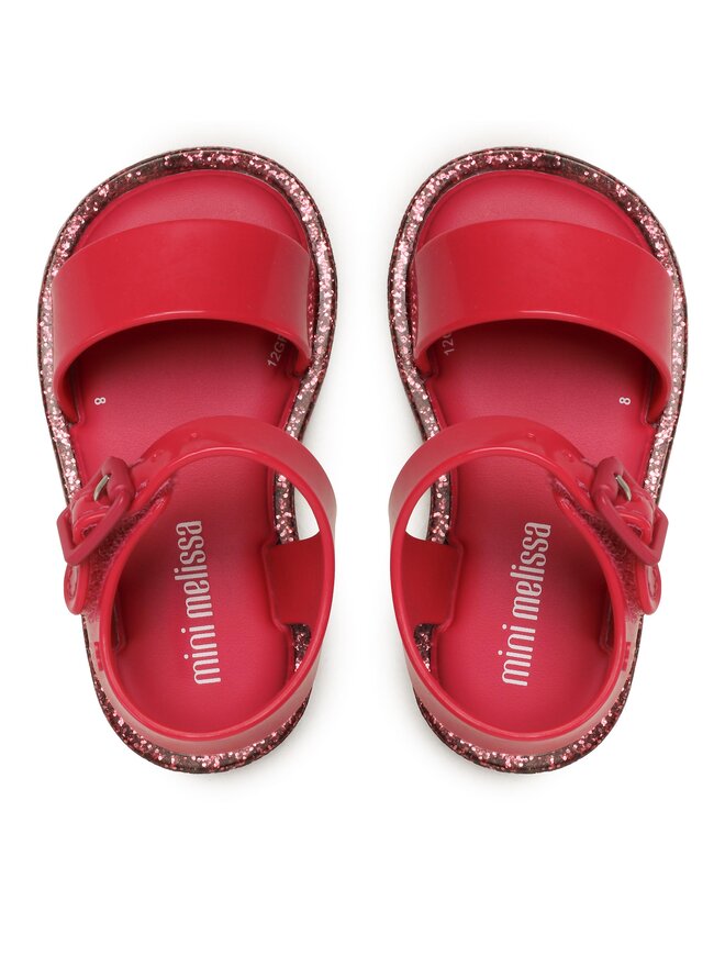 Melissa Mini Campana Carta BB - Sandali Bassi Per Bambina In PVC Melflex, Chiusura A Cinghia Posteriore, Made In Brazil - copertina