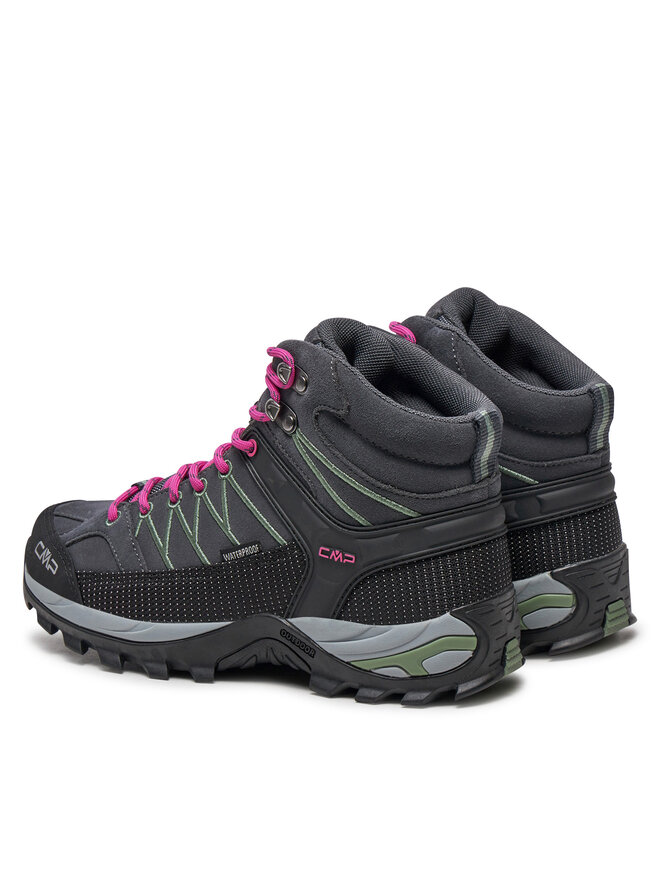 Scarpe Trekking CMP Rigel Mid Wmn Rosa, Stivaletti Donna Pelle Outdoor 3Q12946-06HF