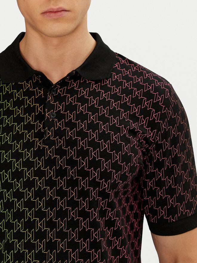 KARL LAGERFELD KARL LAGERFELD Poloshirt 745401 552235 Schwarz Slim Fit
