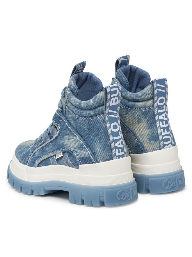 Buffalo Schnürstiefeletten Buffalo Aspha Nc Mid 1622566 Blau