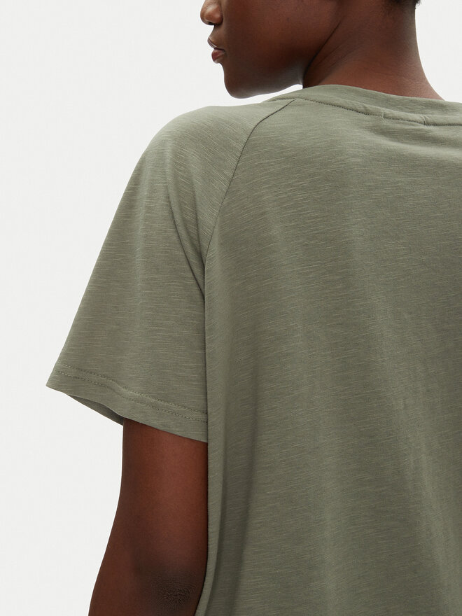 Fransa Fransa Camiseta 20615456 Verde Regular Fit