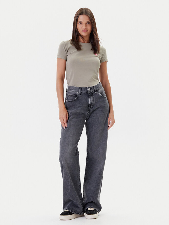 Guess Guess Majica W2YI44 J1314 Khaki Regular Fit
