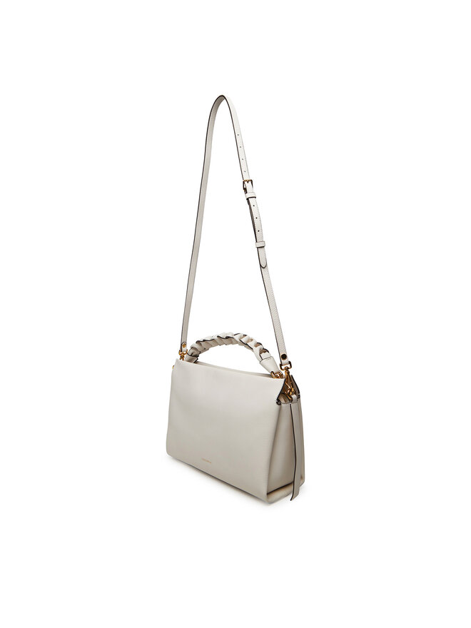 Coccinelle Handtasche Coccinelle M250 Boheme Grana Double E1 M50 19 02 01 Écru