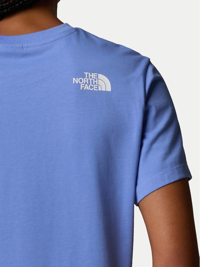 The North Face The North Face Marškinėliai Simple Dome NF0A87U4 Mėlyna Loose Fit