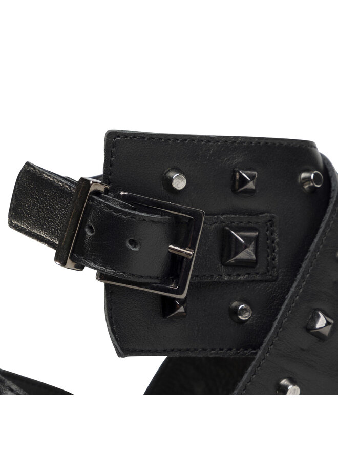 GINO ROSSI Sandali Gino Rossi Fumi DNI351-BZ6-0087-9900-0 Črna