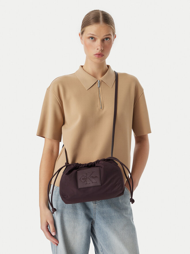 Calvin Klein Handtasche Calvin Klein LV04F3871G Dunkelrot