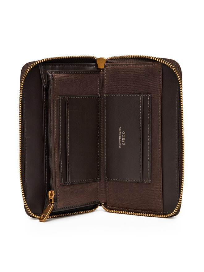 Guess Portafoglio grande da uomo Guess SMLYLL LEA28 Marrone