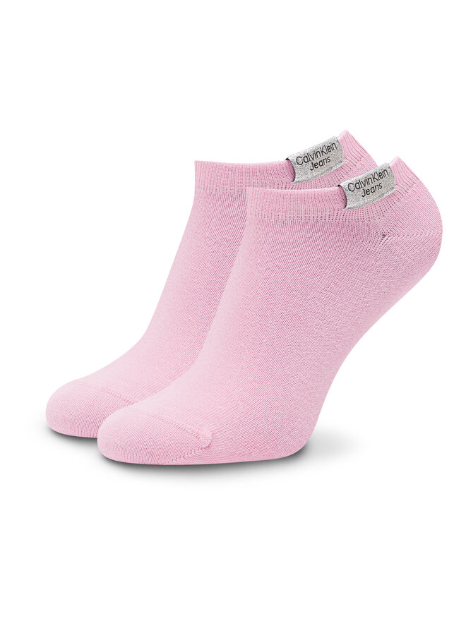 Calvin Klein Jeans Sada 2 párů dámských nízkých ponožek Calvin Klein Jeans 701218749 Růžová