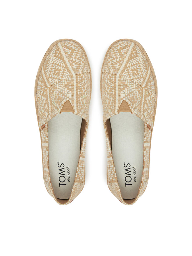 Toms Halbschuhe Toms Alpargata Rope 2.0 10021817 Écru